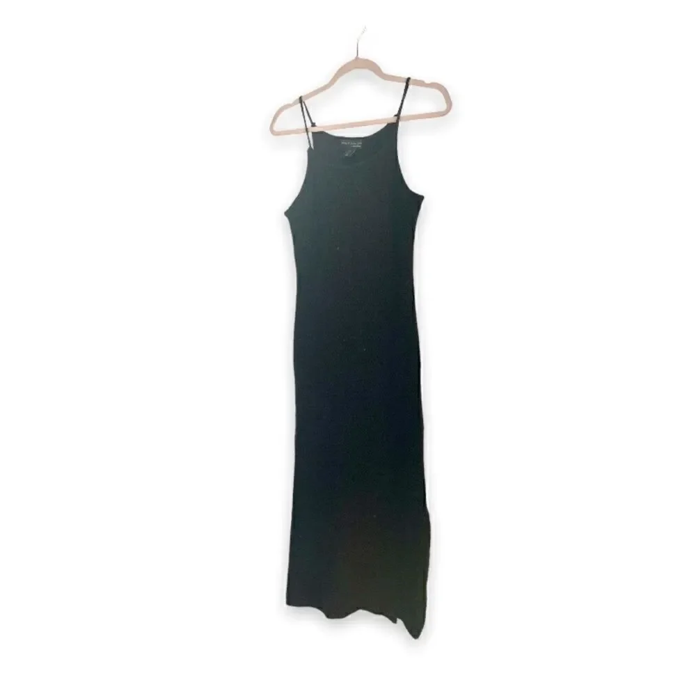 HOUSE OF HARLOW 1960 | Black Crochet Spaghetti Strap Midi Dress (XS) - Picture 3 of 7